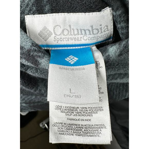 Columbia reversible youth size 14-16 black puffer vest EUC pockets - Picture 6 of 7